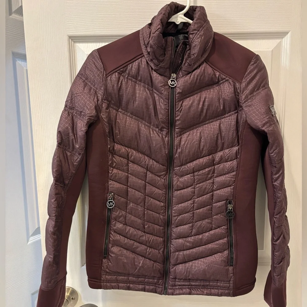 Michael Kors Women's Puffer Jacket -‎ Dark Burgundy